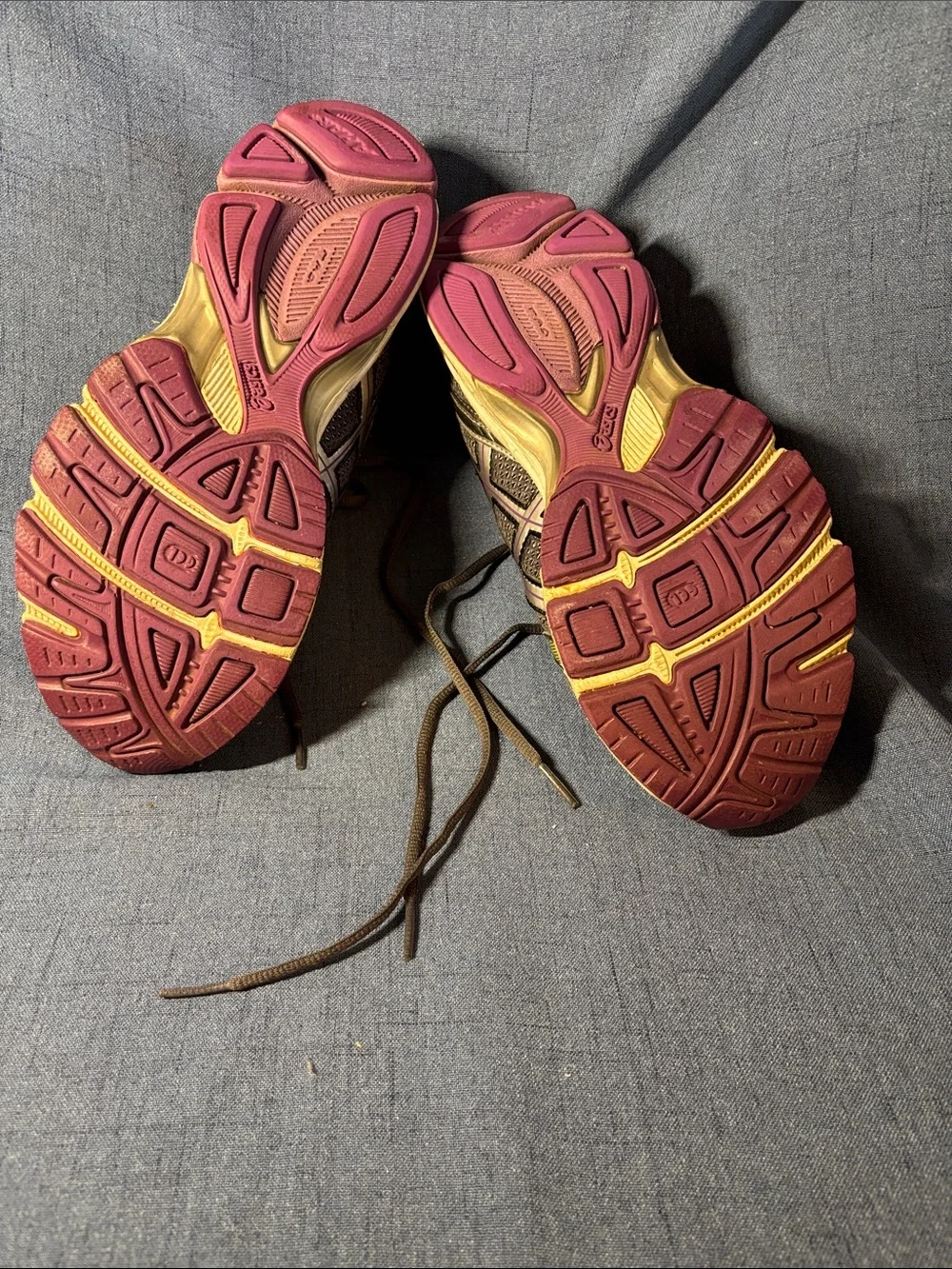 ASICS Silver, green and purple Women's Athletic Running Shoes